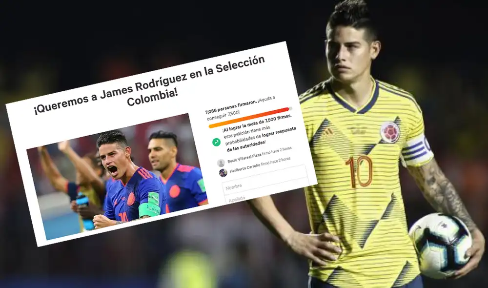 El mediocampista colombiano quiere jugar nuevamente con su selección, pero Reinaldo Rueda no lo ha convocado nuevamente hasta la fecha. Foto: composición/captura de Change.org/difusión