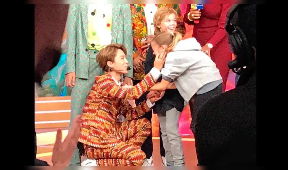 Niña se emociona al ver a BTS en vivo y reacción de Jimin se robó todas las miradas