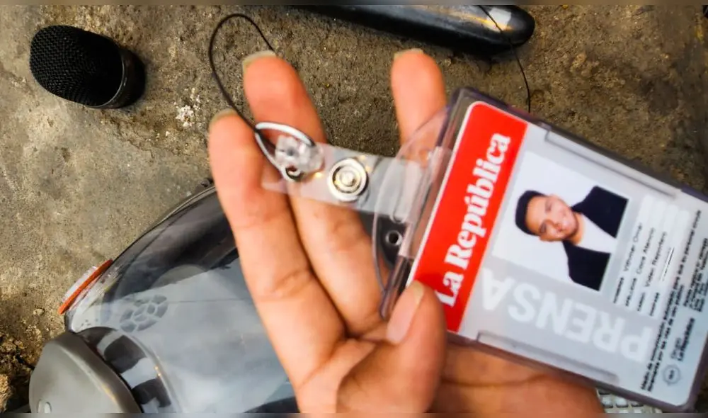 Videoreportero es agredido mientras cubría protestas. Foto: Urpi - LR