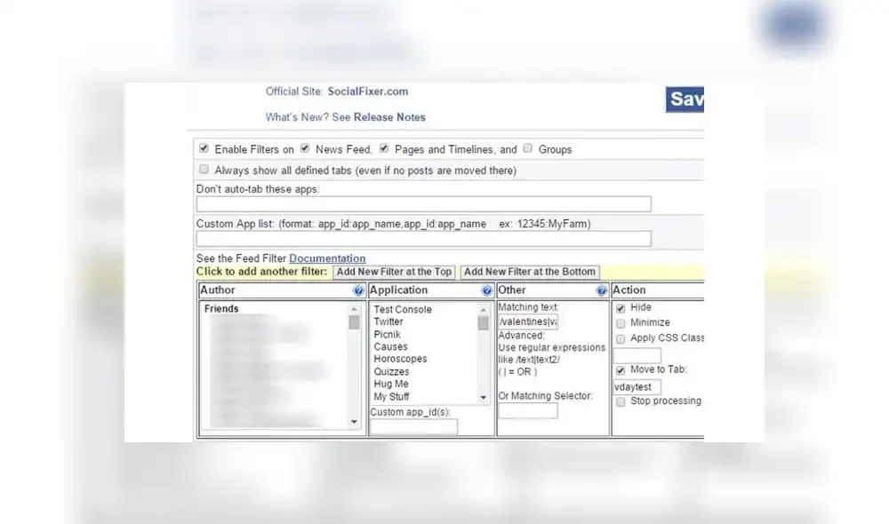 Social Fixer para Facebook es una opción para filtra el contenido que no quieres ver. Social Fixer para Facebook es una opción para filtra el contenido que no quieres ver.