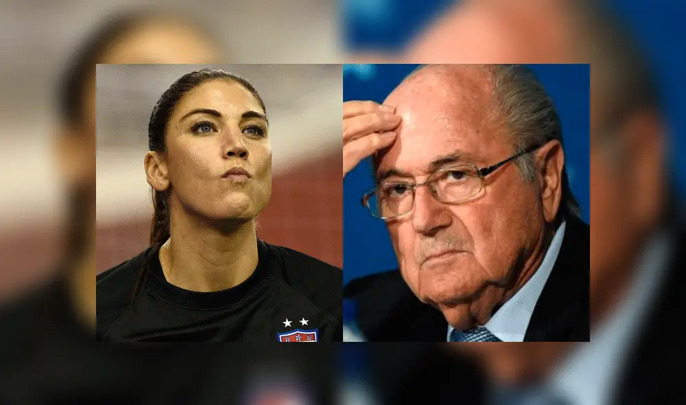 Hope Solo acusa a Joseph Blatter por acoso sexual