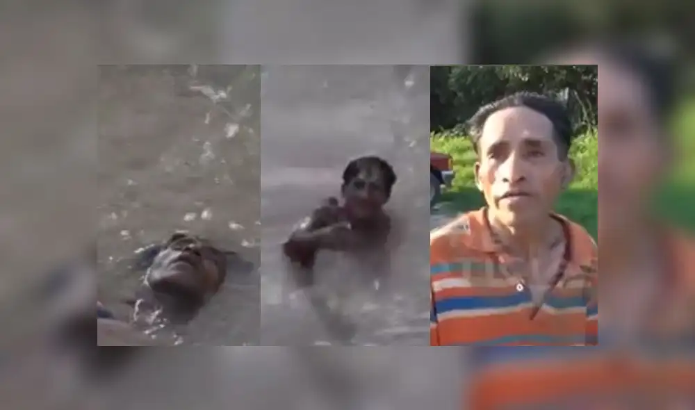 Parecía un muerto ahogado en el río, pero dormía tras tomarse una caja de cerveza Parecía un muerto ahogado en el río, pero dormía tras tomarse una caja de cerveza