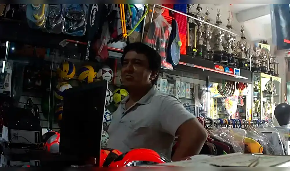 Cámara capta a delincuente robando en tienda en centro de Chiclayo [VIDEO]