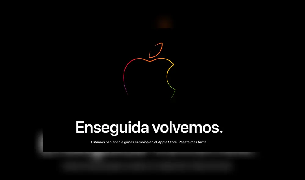 Apple cierra su tienda digital Apple Store a horas de su evento online. Foto: Apple Store. Apple cierra su tienda digital Apple Store a horas de su evento online. Foto: Apple Store.
