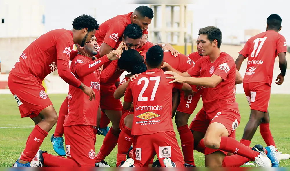 A festejar. El equipo rojo no quiere dar tregua y espera mantener la racha en Andahuaylas.