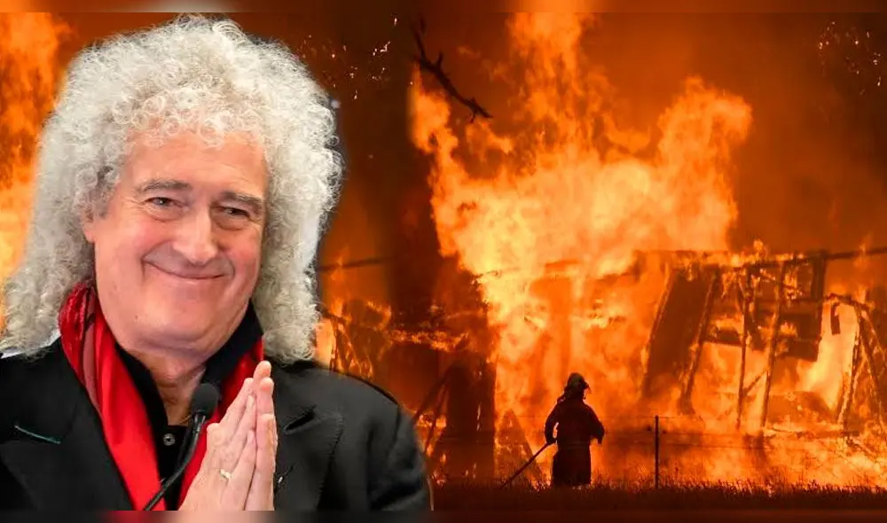 Brian May, Queen,  Incendios Forestales, Australia