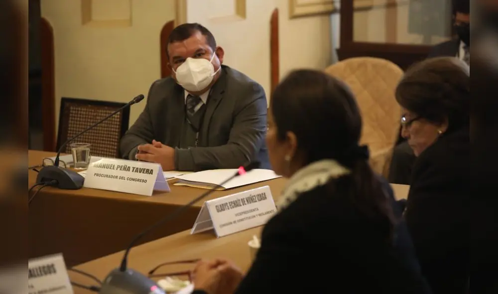 Procurador Manuel Peña. Su continuidad en incertidumbre. Foto: Congreso