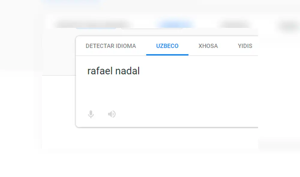 Google Translate: Chico escribe 'Rafael Nadal' en traductor y queda sorprendido con resultado [FOTOS] 