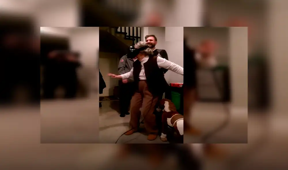 Facebook viral: piden a su abuela que se coloque casco de realidad virtual y resultado hace reír [VIDEO]