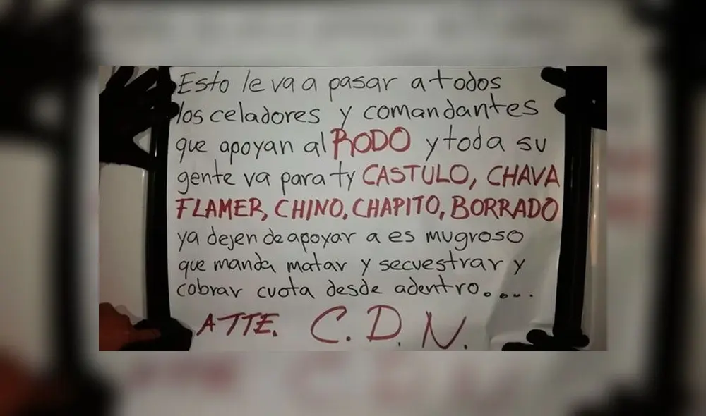 Mensaje que dejó el Cártel del Noreste. Foto: Twitter/LPueblo2. Mensaje que dejó el Cártel del Noreste. Foto: Twitter/LPueblo2.