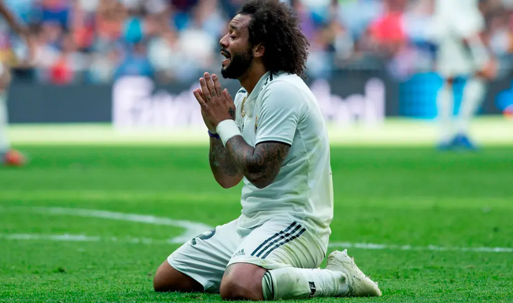 Marcelo se perderá lo que resta de LaLiga por lesión muscular en su pierna izquierda. (FOTO: EFE). Marcelo se perderá lo que resta de LaLiga por lesión muscular en su pierna izquierda. (FOTO: EFE).