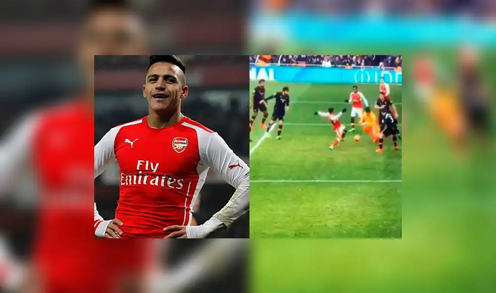 En YouTube Alexis Sánchez y el polémico gol que da la vuelta al mundo | VIDEO