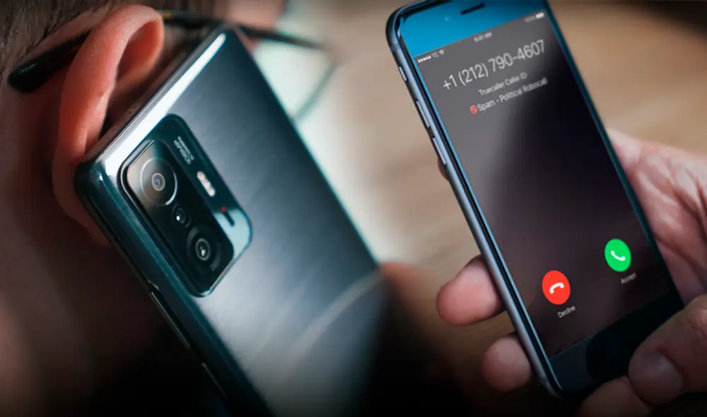 Llamadas spam. Foto: composición LR