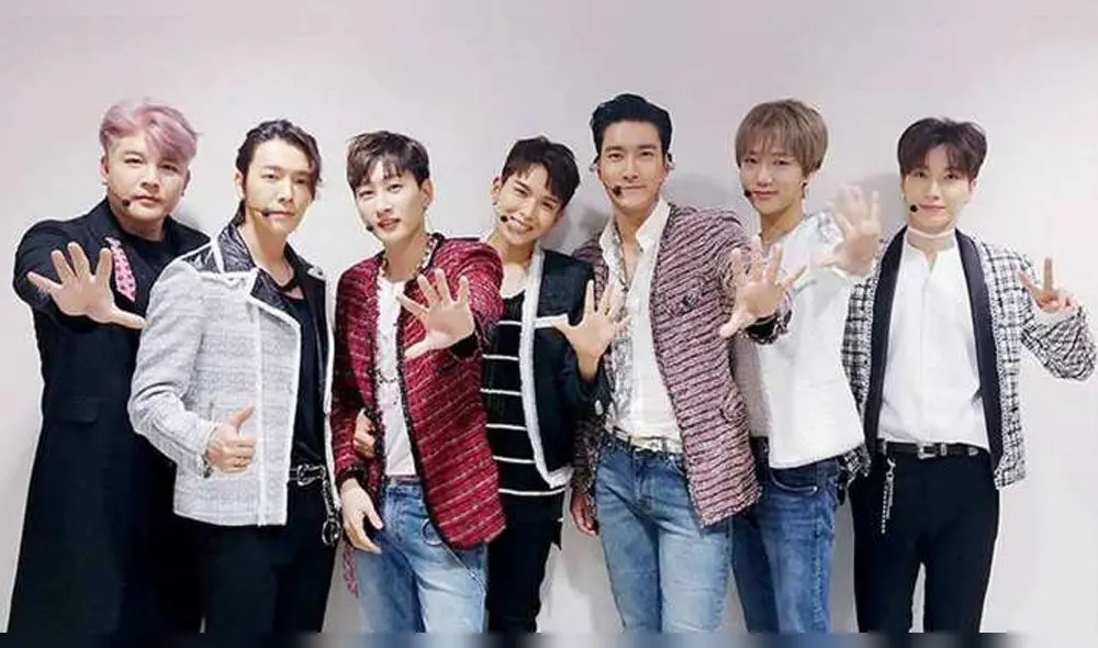 Super Junior en el quinto puesto. Super Junior en el quinto puesto.