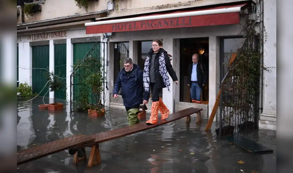 Venecia atraviesa su peor inundación en 53 años [FOTOS]