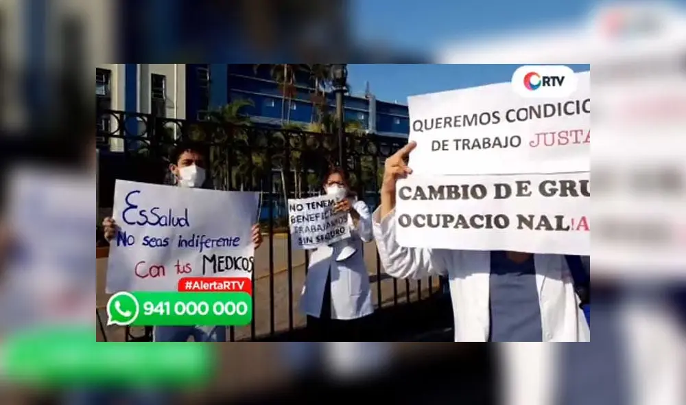 Profesionales de Salud en el Hospital Almenara. Créditos: URPI-GLR. Profesionales de Salud en el Hospital Almenara. Créditos: URPI-GLR.