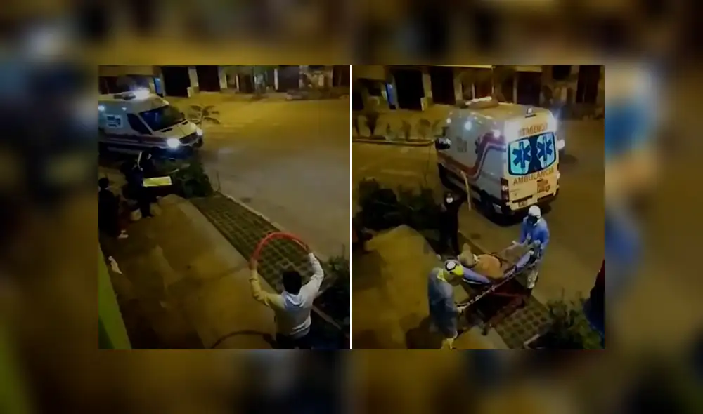 Emocionada familia recibe a pariente que estuvo hospitalizado por complicaciones asociadas a la COVID-19. Foto: Captura TikTok Emocionada familia recibe a pariente que estuvo hospitalizado por complicaciones asociadas a la COVID-19. Foto: Captura TikTok