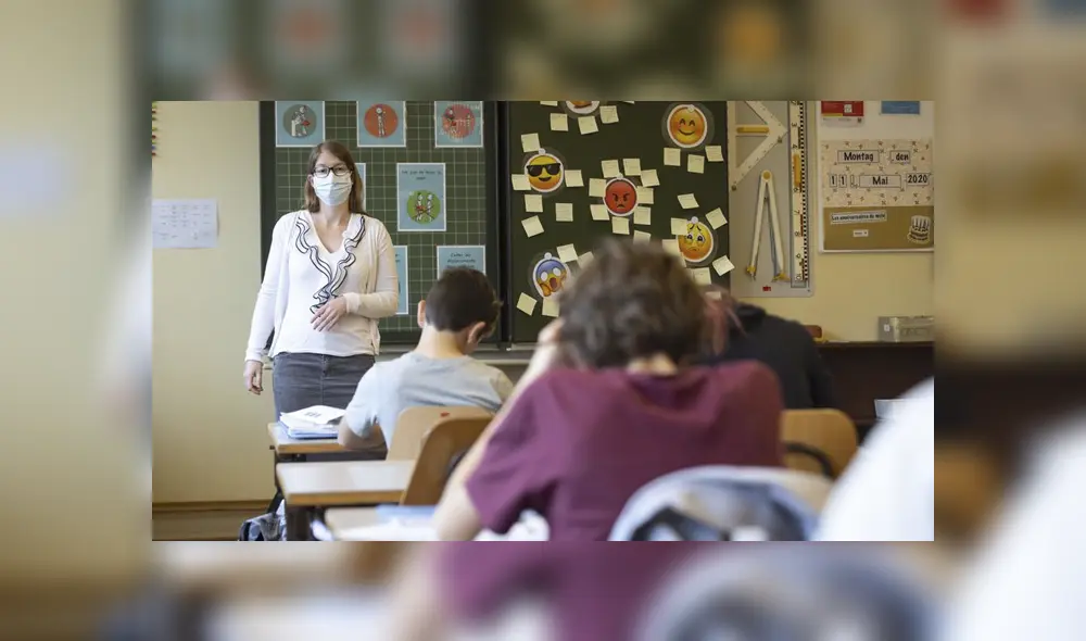 La investigación sobre los contagios de COVID-19 en los colegios están a la espera de ser revisados por sus pares. Foto: AFP/referencial