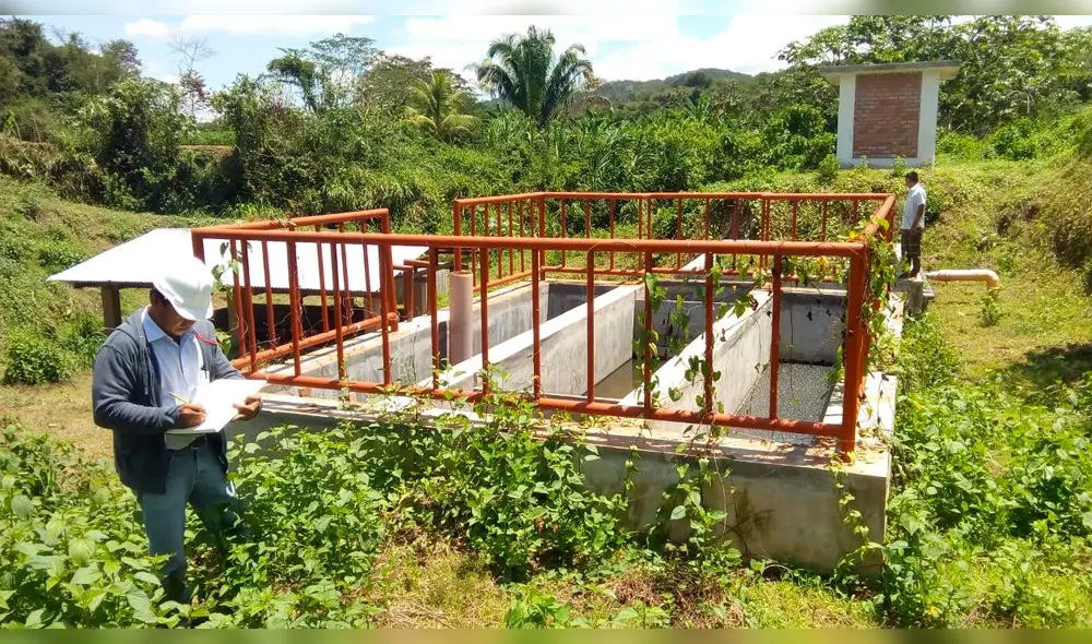 Obra de saneamiento de Bellavista San Martín