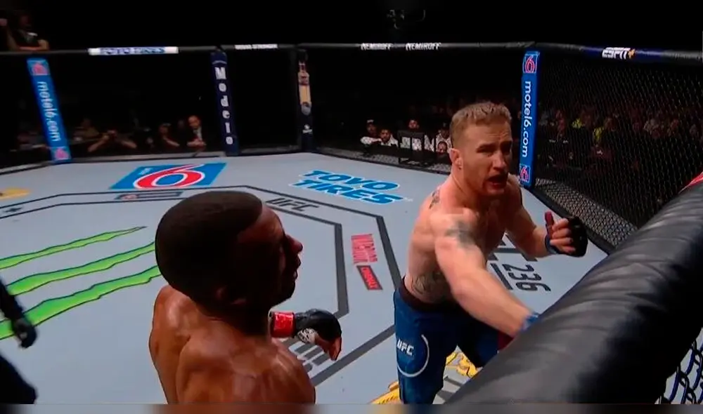 UFC Philadelphia: Justin Gaethje destruyó a Edson Barboza con un tremendo K.O [VIDEO]
