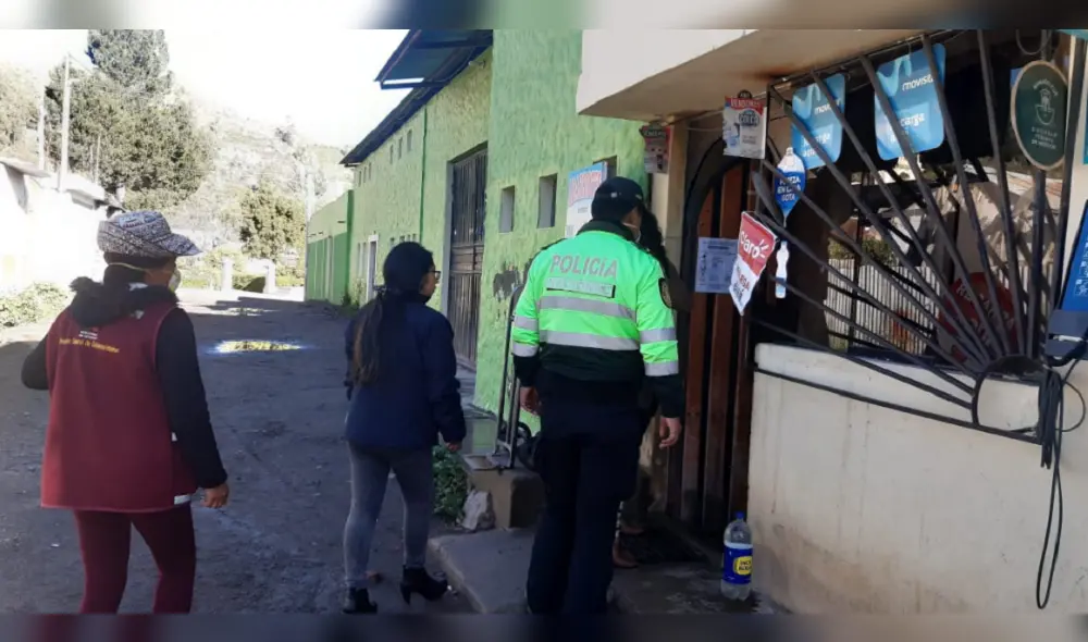 Extremarán medidas en Caylloma por persistente circulación  de personas.