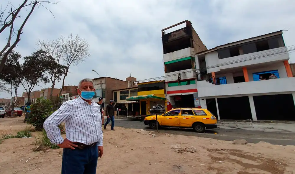 Dueño lamenta pérdidas materiales, pero agradece que sus trabajadores no hayan resultado heridos. Foto: Jessica Merino / URPI-GLR Dueño lamenta pérdidas materiales, pero agradece que sus trabajadores no hayan resultado heridos. Foto: Jessica Merino / URPI-GLR