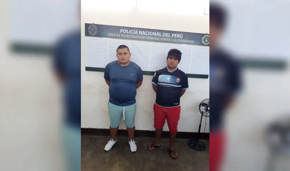 Capturan dos presuntos extorsionadores de comerciante