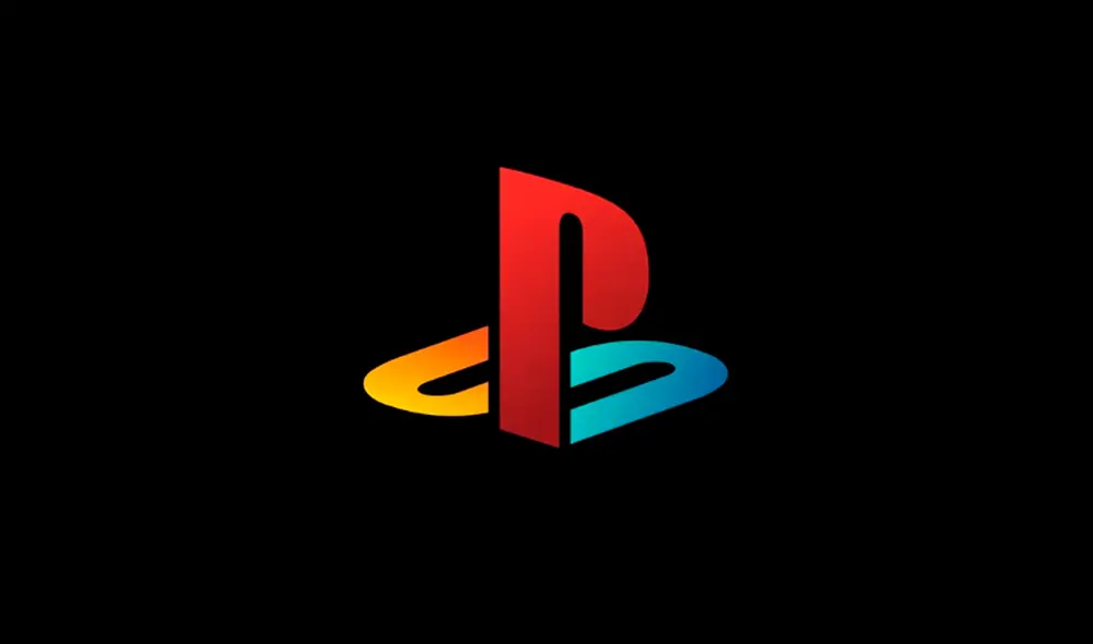 El logo original de PlayStation con variación en el color.