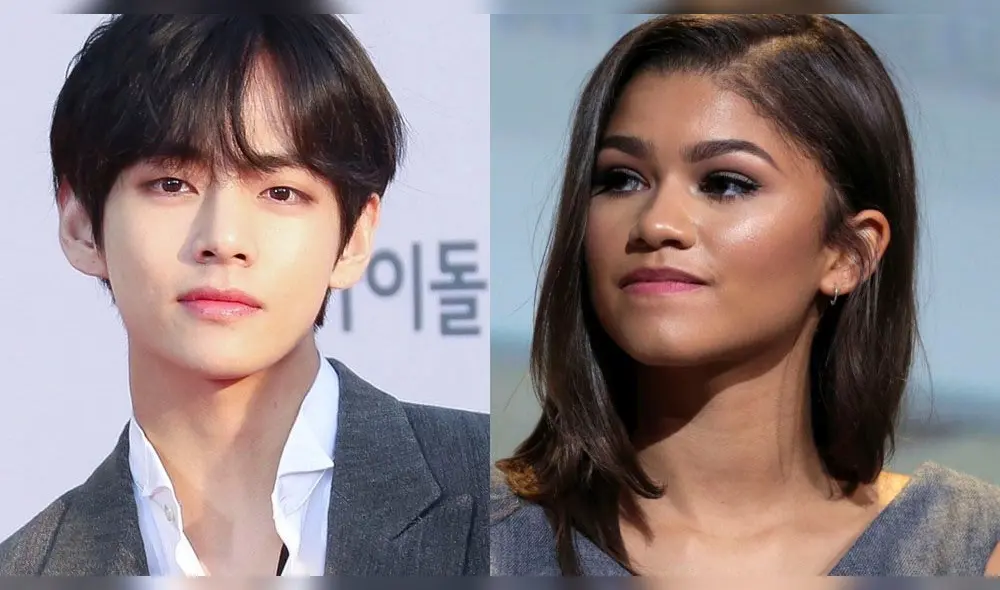 Desliza para ver más fotos de Taehyung y Zendaya. Desliza para ver más fotos de Taehyung y Zendaya.