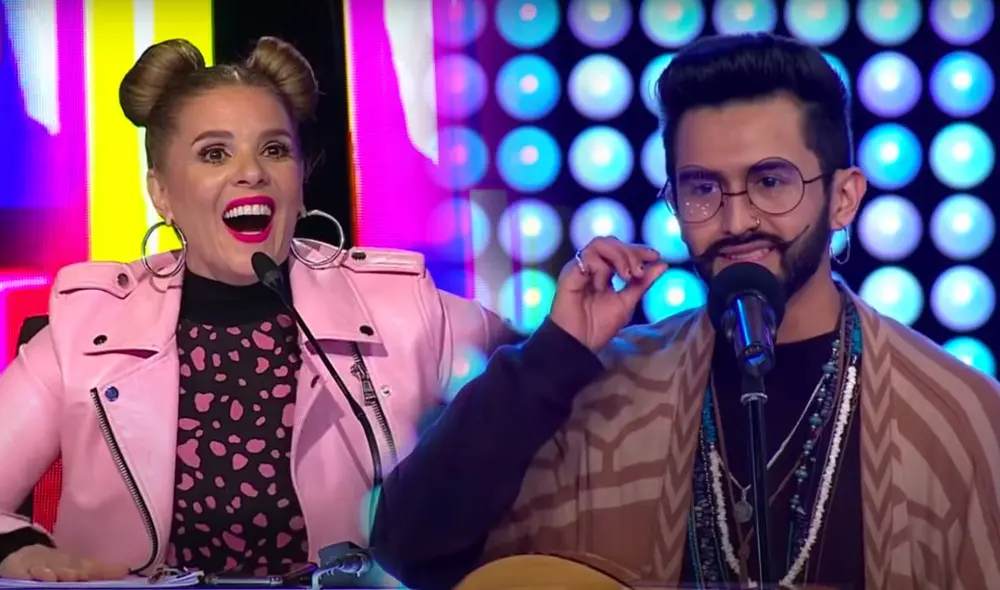 El competidor también recibió halagos por el acento colombiano que expuso desde el primer momento en que pisó el set de Yo soy. Foto: Captura Yo soy