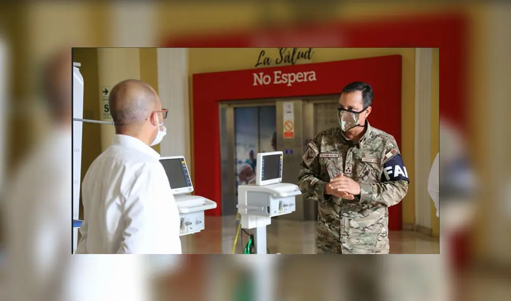 La entrega de los equipos se produce bajo la estrategia ‘La Salud nos une’, en la que el Servicio de Electrónica de la Fuerza Aérea se compromete a reparar ventiladores mecánicos para pacientes UCI.(Foto: Minsa) La entrega de los equipos se produce bajo la estrategia ‘La Salud nos une’, en la que el Servicio de Electrónica de la Fuerza Aérea se compromete a reparar ventiladores mecánicos para pacientes UCI.(Foto: Minsa)