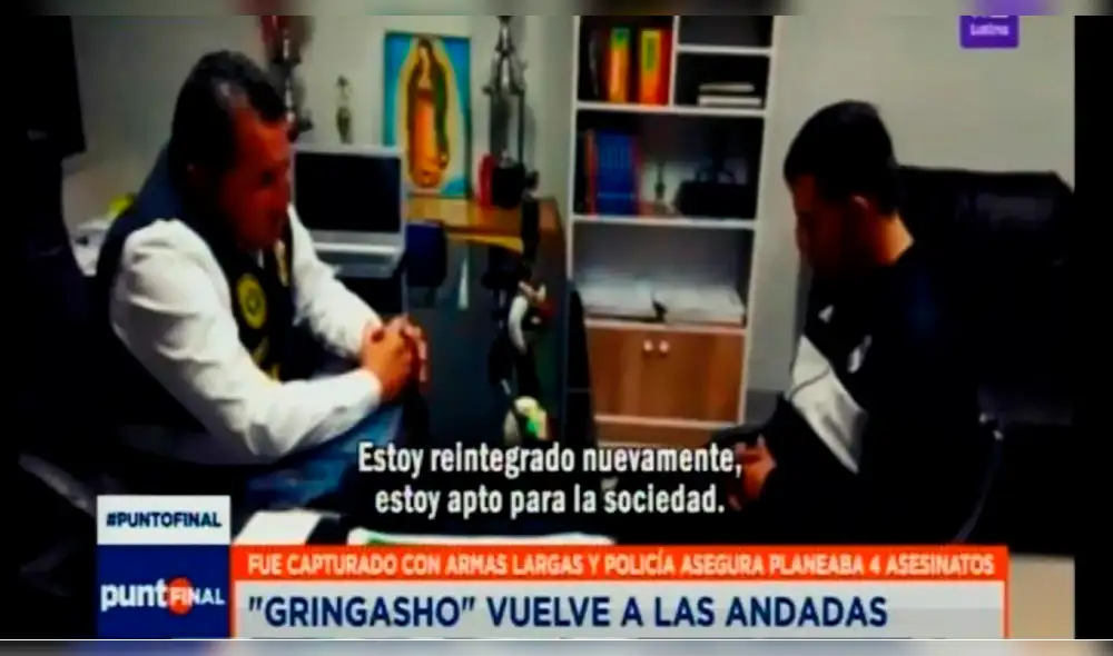 "Gringasho" asegura estar apto para la sociedad tras ser detenido [VIDEO]