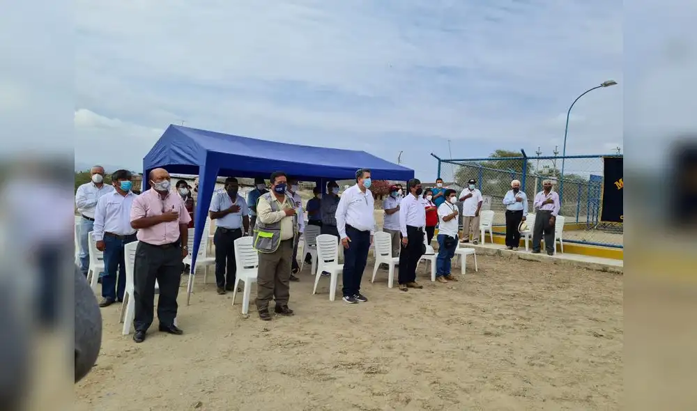 Durante ceremonia se anunció el pedido para abastecimiento de agua (Foto: difusión)