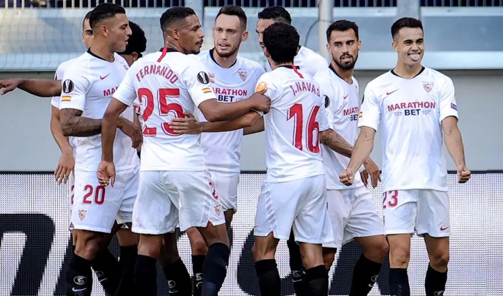 Sevilla vs. Roma por la Eurpa League. | Foto: EFE