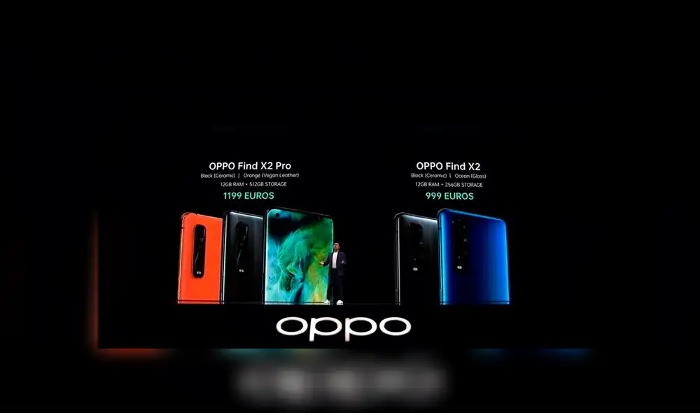 Estos serían los precios que serían puestos en el mercado europeo. Foto: OPPO.