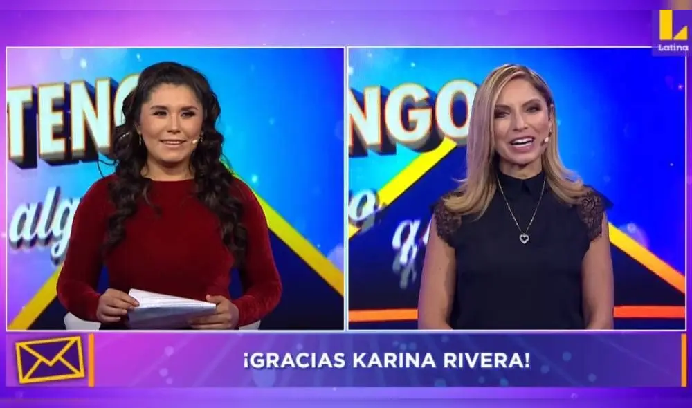 Karina Rivera deja el programa tras varios meses acompañando a Lady Guillén. Foto: captura