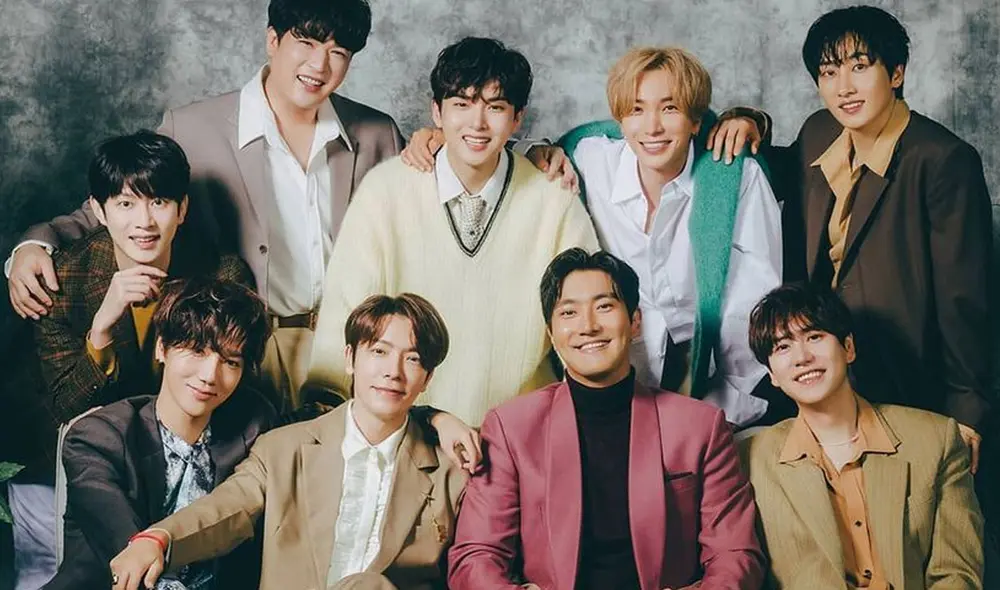 Heechul, Shindong, Ryeowook, Leeteuk, Eunhyuk, Yesung, Donghae, Siwon y Kyuhyun de SUPER JUNIOR. Foto: Label SJ