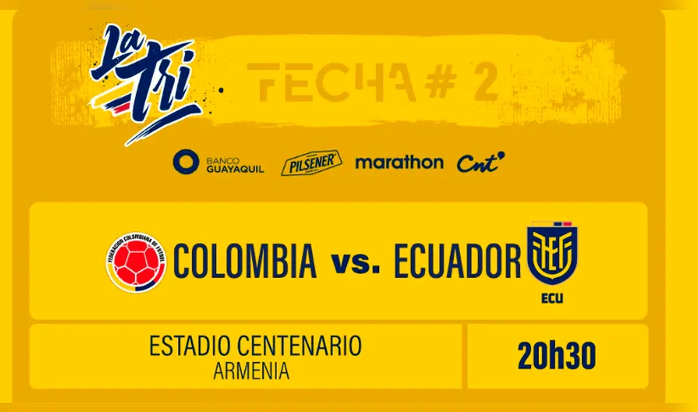 Colombia vs Ecuador Sub 23 por el Preolimpico Bogotá 2020.