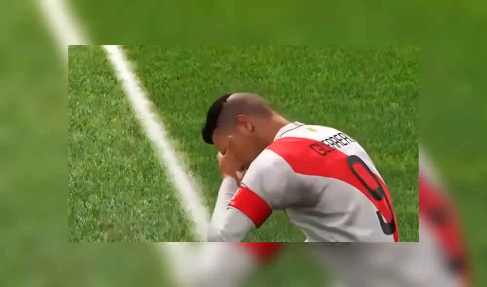 El desconsolado llanto de Paolo Guerrero es una de las tantas celebraciones que tiene el 'depredador' en PES 2020.