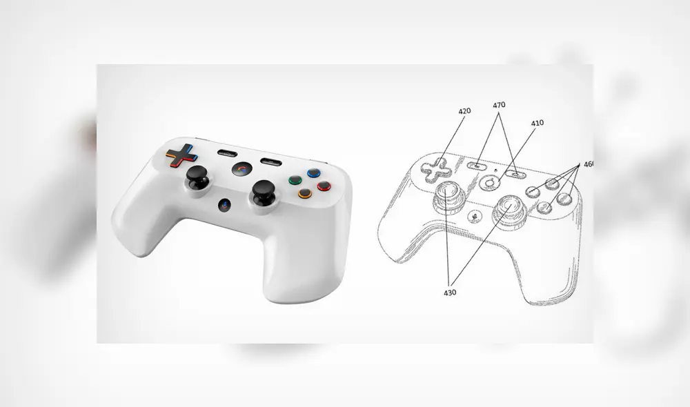 Patente de Google muestra posible diseño de mando para su “Netflix de videojuegos” [FOTOS]