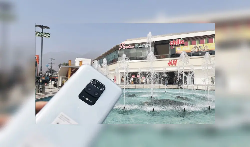 El Redmi Note 9 Pro de Xiaomi tiene 4 cámaras, de las cuales la principal tiene un sensor de 64MP. Foto: Daniel Robles.