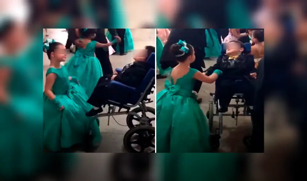 Vía Facebook. La niña escogió a su hermano con parálisis cerebral para que sea su pareja de graduación. Vía Facebook. La niña escogió a su hermano con parálisis cerebral para que sea su pareja de graduación.