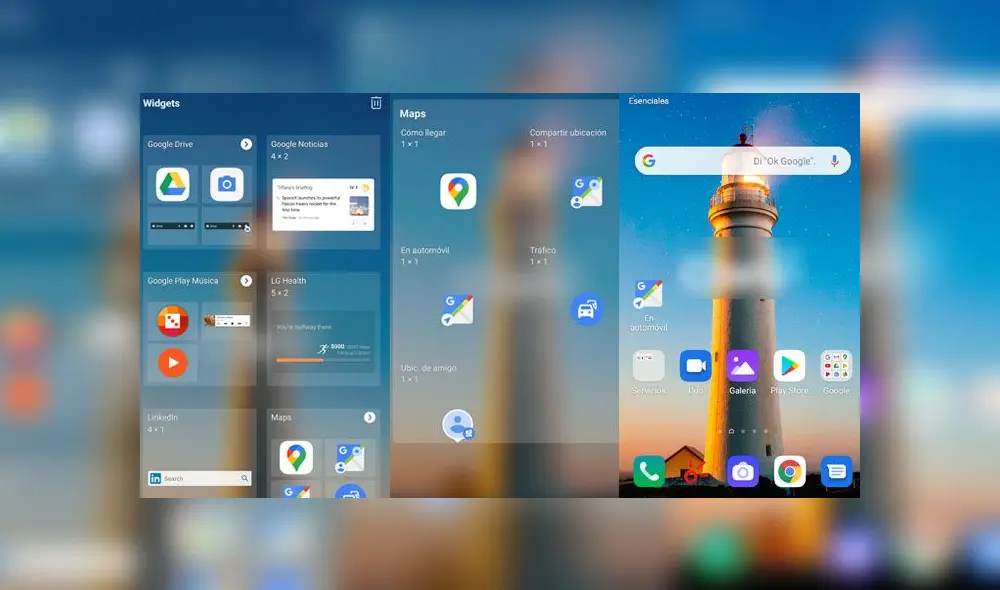Acceso directo del modo de conducción de Google Maps.
