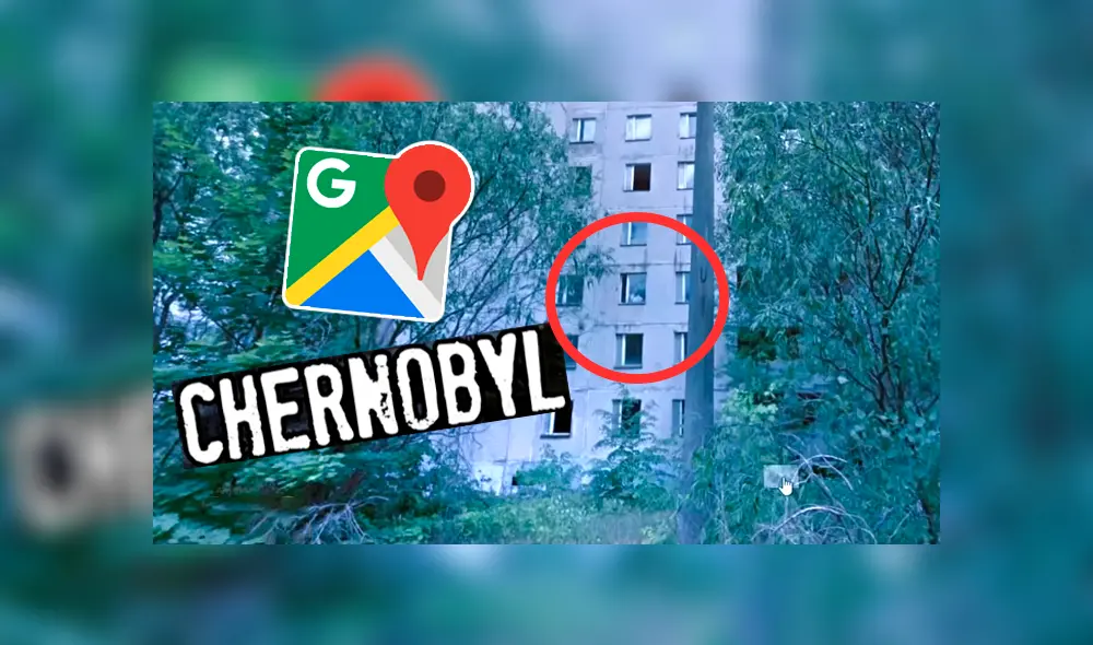 Google Maps: aterrador monstruo es descubierto en un edificio de Chernobyl