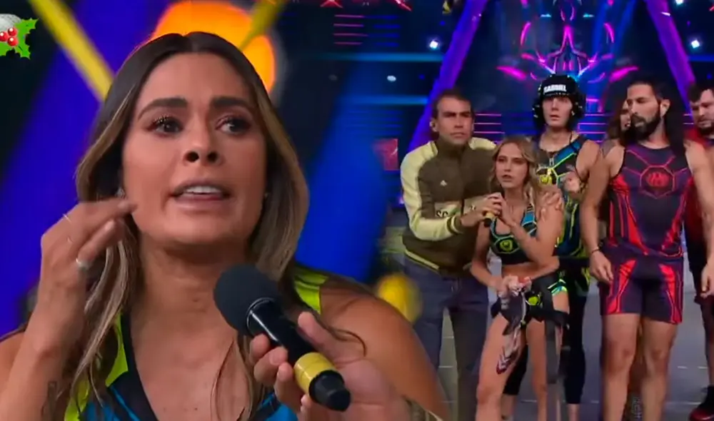 Galilea Montijo lideró el equipo de Los Leones en Guerre-rrucos 2020. Foto: captura Televisa