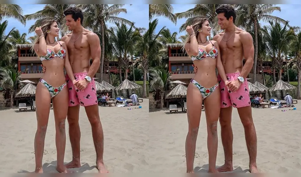 ¡Amor a prueba de todo! Flavia Laos maquilla a Patricio Parodi como ‘drag queen’