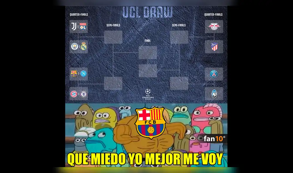 Champions League 2020 memes. Real Madrid y el Barcelona fueron las principales víctimas.