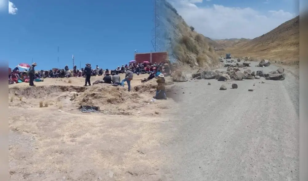 el sector Tuntuma se cumplió 29 días de bloqueos al corredor minero del sur.