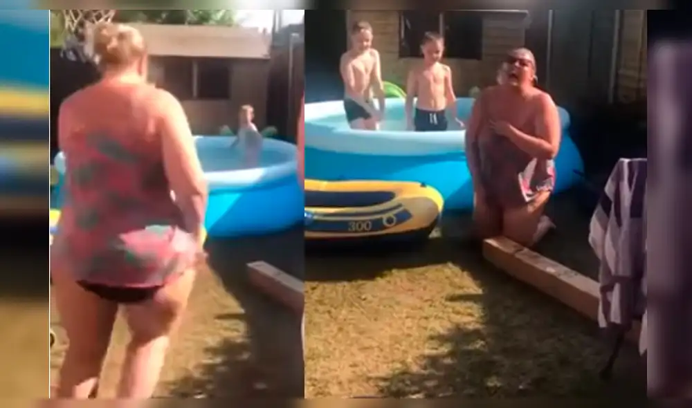 YouTube: quiere realizar un clavado pero mal cálculo la dejó en ridículo [VIDEO] 