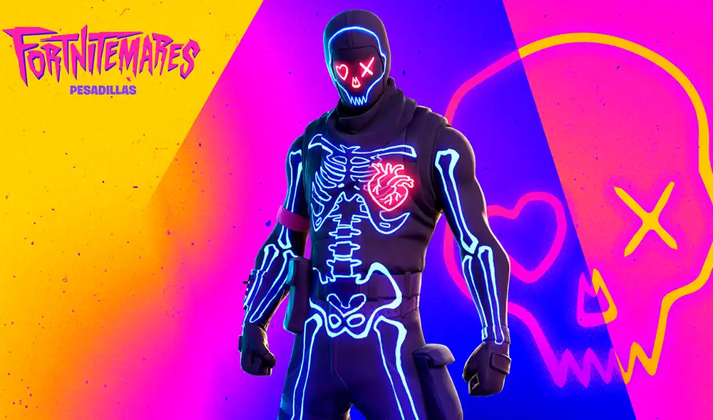 Skin del Soldado Fiestero disponible en la tienda de Fortnite por el concierto de J Balvin. Foto: Epic Games